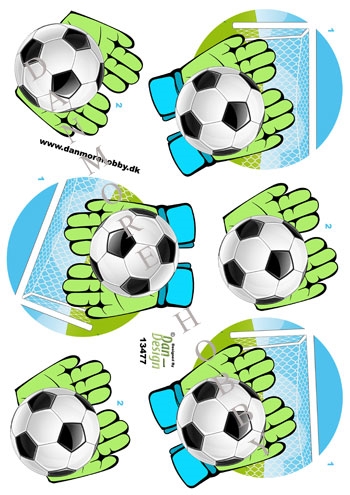 3D Fodbold og handsker